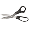 Take-Apart Shears [Rounded Tip] - Black Handle