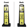 <!--04-->Replacement Caution Sign Only - HHPOS Order Taker / Lot Maintenance (NO BASE INCLUDED)