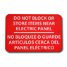 SIGN-DO NOT BLOCK