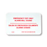 SIGN- EMERGENCY EXIT ONLY [4x6 ft.]