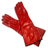 Fryer/Grill Gloves, High 5 Red 21" - SM